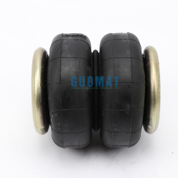 W01-358-6955 Firestone Suspension Air Bags Double Convoluted Air Spring with 3/8-16 Blind Nuts