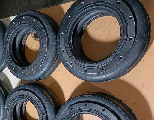 W01-358-7431 Firestone Air Spring With Countersunk Steel Bead Rings W01-358-0226 Rubber Bellows