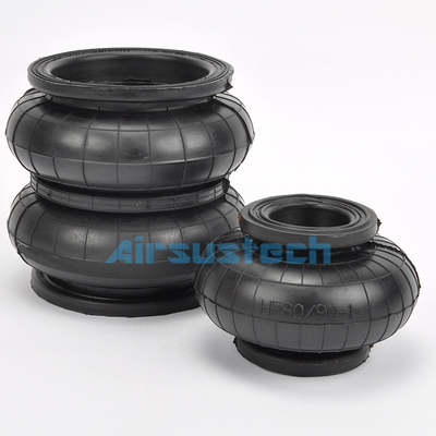 Single Rubber Convoluted Air Spring Bellows HF80/90-1 For Abrasive Machinery