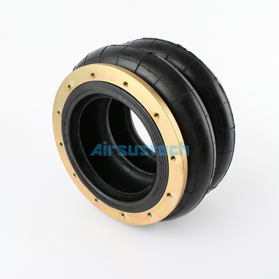12'' ×2 Double Convoluted Flange Rubber Air Spring For Lifting Jack