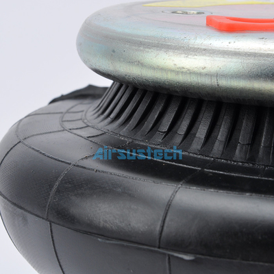 AIRSUSTECH Pneumatic 3B5180 Triple convoluted Rubber Air Spring 1/2 NPT Air Hole For Leather Stretching Machine
