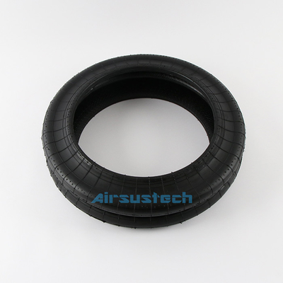 AIRSUSTECH 2B545 Convoluted Rubber Air Spring Suspension With Bracket For Semi-Trailer