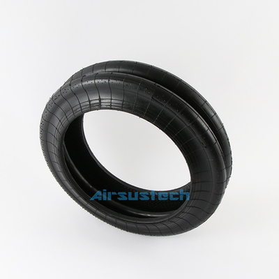 AIRSUSTECH 2B545 Convoluted Rubber Air Spring Suspension With Bracket For Semi-Trailer