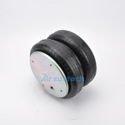 2 Convoluted Rubber Air Bellow Replacement Firestone W01-358-7781 With 3/4 NPT Air Inlet Spring