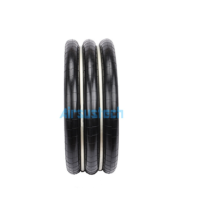 Yokohama S-450-3 Punch Rubber Air Spring 3 Convolutions With Two Pieces Of Girdle Ring