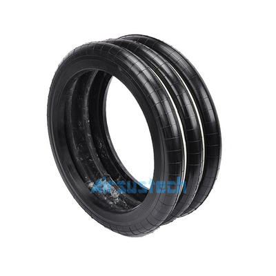 Yokohama S-450-3 Punch Rubber Air Spring 3 Convolutions With Two Pieces Of Girdle Ring