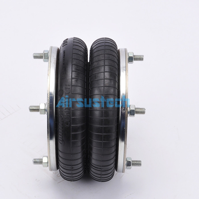 2 Convoluted Rubber Industrial Air Springs With G1/2 Air Inlet Continental FD 138-18 DS 8×2 Norgren M/31082