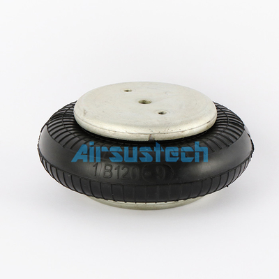 Single Convoluted Industrial Air Springs G1/4 Centered Air Inlet Contitech FS 120-9 61358 Dunlop FR 8''x1 S08100