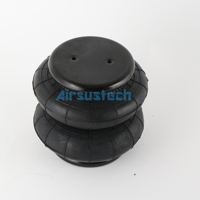 2B7×7P01 Double Convoluted Air Springs 1/4NPT Industrial Rubber Airbag For Test Bench Equipment