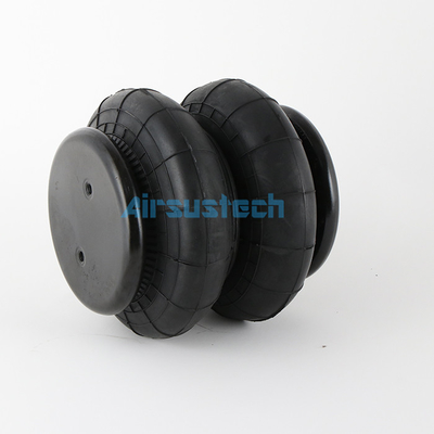 2B7×7P01 Double Convoluted Air Springs 1/4NPT Industrial Rubber Airbag For Test Bench Equipment