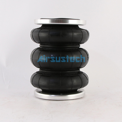 Triple Bag Rubber Air Spring 250mm Height Flange Air Suspension