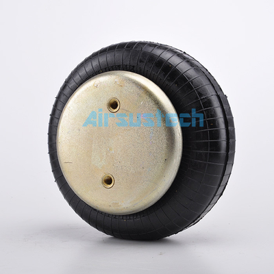 116 93027  Air Spring Single Convoluted 1/4NPTF 135mm Bead Plate Rubber Air Bag