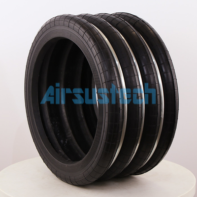 S-450-4R Yokohama Air Spring Rubber Bellow Only With Waist Ring Fourth Convolutions Punching Air Shock