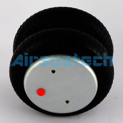Black Rubber And White Zinc Iron Cover Plate Suspension Air Spring W01-358-6910 Firestone Rubber Air Bag