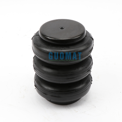 Airsustech 3B2400 Air Spring Shocks Rubber Triple Convoluted With Air Inlet 1/2NPT