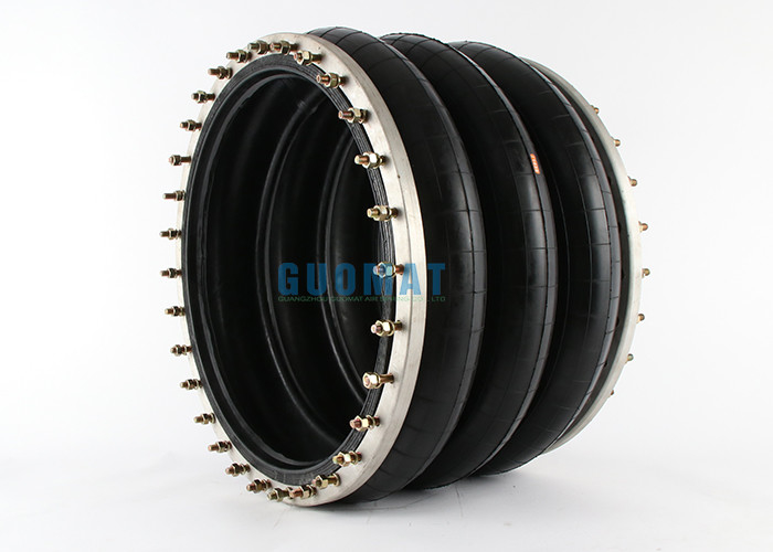 Pirelli 87987 Triple Convoluted Air Spring With Connection F2 Model 322 MAX OD 310 MM